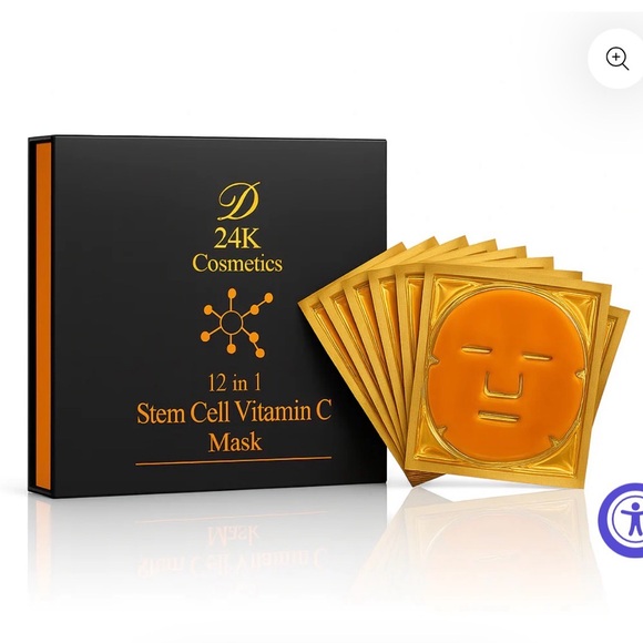 D 24k cosmetics stem cell vitamin c masks - Picture 2 of 2